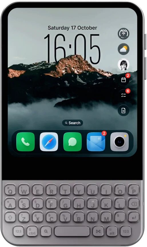 Glass OS on the Minimal Phone 2